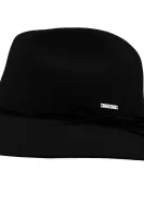 Wełniany kapelusz Borsalino Liu Jo czarny