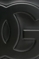 Skórzany kuferek DG Logo Bag Dolce & Gabbana czarny