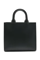 Шкіряний сумка-трапеція DG Logo Bag Dolce & Gabbana чорний