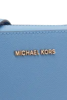 Leather messenger bag Jet Set Travel Michael Kors blue