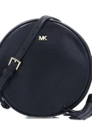 Leather messenger bag Canteen Crossbody Michael Kors black