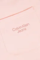 Spodnie dresowe | Regular Fit CALVIN KLEIN JEANS pudrowy róż