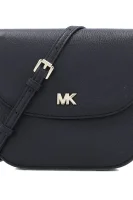 Leather messenger bag Mott Michael Kors black