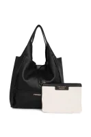 Rafia Shopper Bag TWINSET black