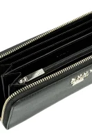 Leather wallet HERMINE DKNY black