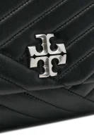 Leather shoulder bag Kira TORY BURCH black