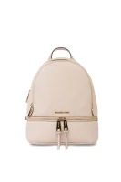 Leather backpack Rhea Michael Kors powder pink