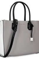 Leather satchel bag Mercer Michael Kors gray