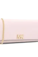 Leather messenger bag MOTT Michael Kors powder pink