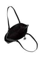 Leather shopper bag Jet Set Michael Kors black