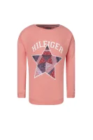 Sweatshirt STAR PATCH CREW NECK Tommy Hilfiger coral