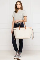 Shopper bag + sachet Lara Joop! cream
