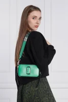 Skórzana torebka na ramię Marc Jacobs zielony
