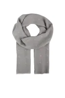 Allover Logo woolen scarf Calvin Klein gray