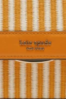 Skórzana listonoszka Kate Spade pomarańczowy