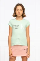 футболка | slim fit CALVIN KLEIN JEANS мятний
