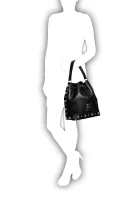 I Love Studs bag Love Moschino black