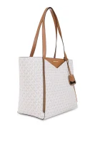 Shopper bag Whitney Large Logo Michael Kors cream
