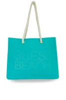 Beach bag Guess turquoise