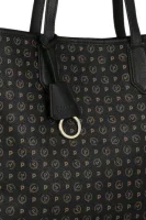 Shopper bag + sachet Pollini black