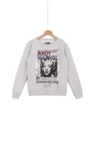 Silena Jr Andy Warhol Sweatshirt Pepe Jeans London ash gray