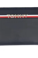 Skórzany portfel CORP Tommy Hilfiger granatowy