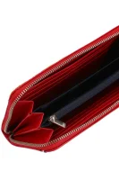 Skórzany portfel CORP Tommy Hilfiger czerwony