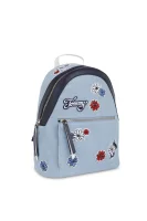 Backpack ICON CANVAS FLOWER | denim Tommy Hilfiger blue