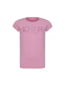 T-shirt Nancy Pepe Jeans London różowy