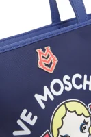 Shopper bag Love Moschino navy blue