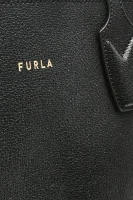 Leather shopper bag PARADISO Furla black