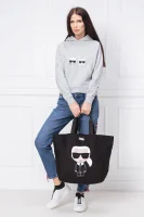 Shopperka IKONIK Karl Lagerfeld czarny