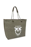 Shopper bag + organiser BARRITO Pinko khaki