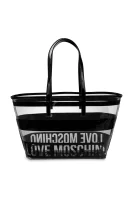 Shopperka + organizer Love Moschino czarny