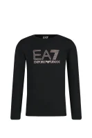 Bluzka | Regular Fit EA7 czarny