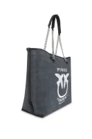 Shopper bag + organiser Belato Pinko charcoal