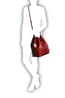 Bucket bag + sachet Emporio Armani red