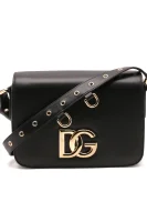 Leather messenger bag Dolce & Gabbana black