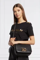 Leather messenger bag Dolce & Gabbana black