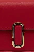 Skórzana listonoszka THE J MARC MINI Marc Jacobs czerwony