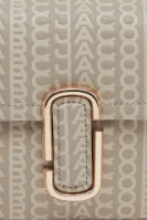 Leather shoulder bag THE Monogram J MARC Marc Jacobs beige