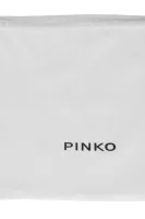 Skórzana listonoszka LOVE CLASSIC ICON V Pinko biały