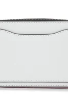 Leather messenger bag Snapshot Marc Jacobs white