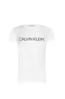 Футболка INSTITUTIONAL | Slim Fit CALVIN KLEIN JEANS білий