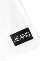 T-shirt INSTITUTIONAL | Slim Fit CALVIN KLEIN JEANS biały