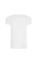 T-shirt HANA GLITTER | Regular Fit Pepe Jeans London biały