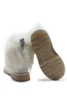 Leather snowboots Blurred Glossy | with addition of wool EMU Australia white