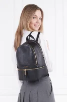 Leather backpack Rhea Michael Kors black