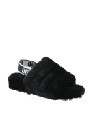 Wool lounge footwear Fluff Yeah Slide UGG black
