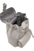 Leather backpack FLOW Furla beige